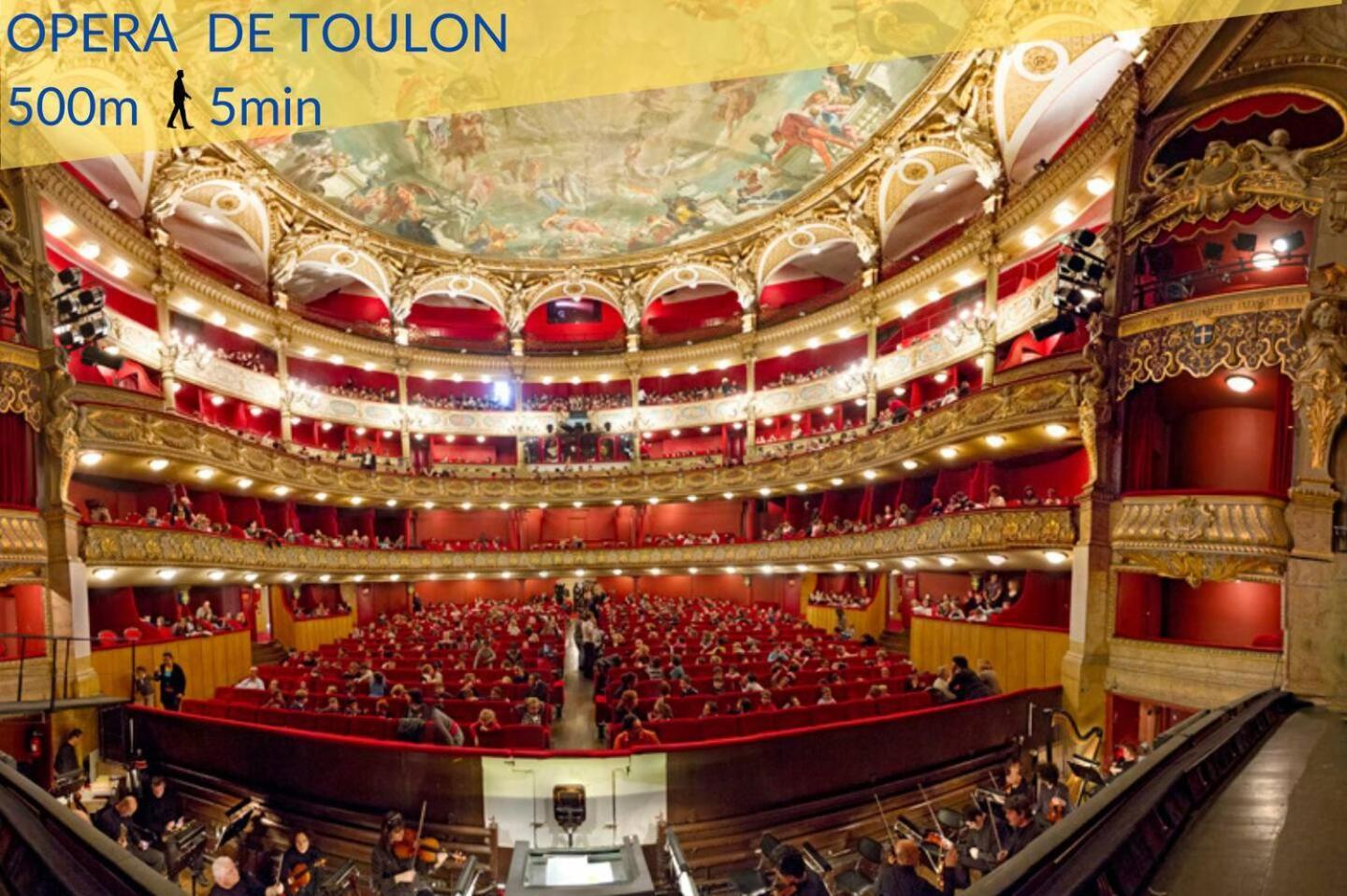 #3 Toulon Centre, Balcon, Lumineux, Stationnement Facile, Tout Confort Zewnętrze zdjęcie